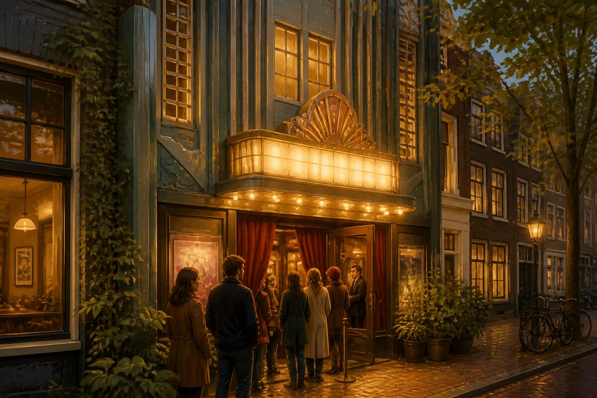 A 1920s cinema hidden behind a plain door