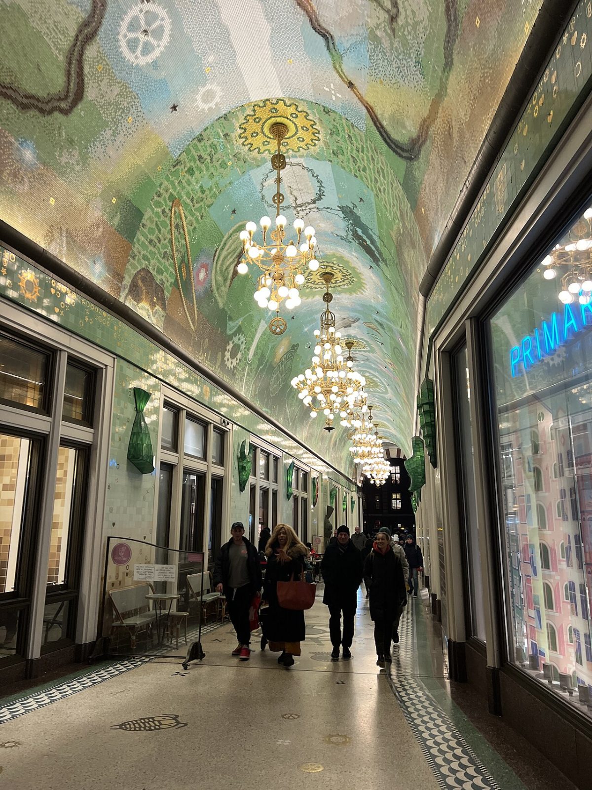 Beurspassage mosaics